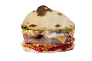 Naan Burger Chèvre Miel